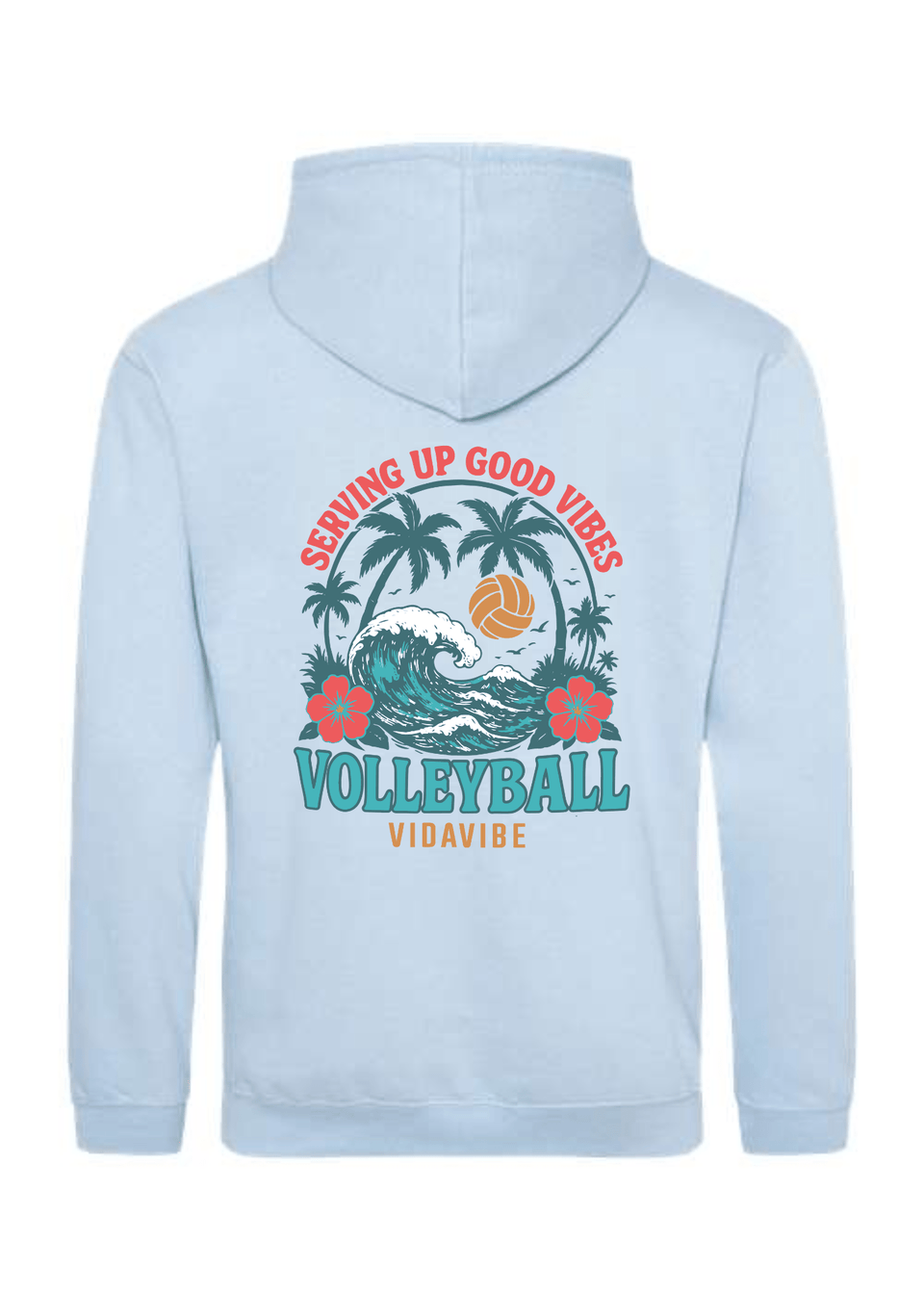 Serving Up Good Vibes Volleyball Sweatshirt